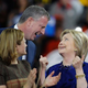 New York City Mayor Bill de Blasio speaks with Democratic presidential candidate Hillary Clinton after a rally at the Javits Center in New York City on March 2, 2016.
Eduardo Munoz Alvarez/Getty Images